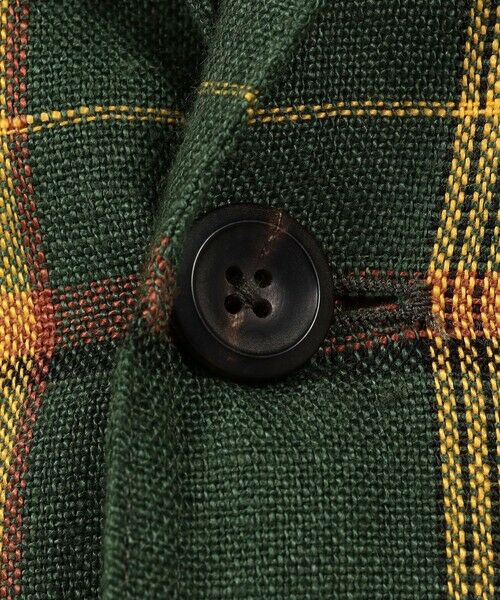 TOMORROWLAND / トゥモローランド テーラードジャケット | Drake’s リネンマドラスチェック シングルブレステッド3Bジャケット | 詳細11