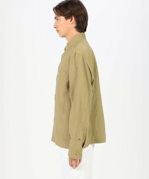 TOMORROWLAND / トゥモローランド ブルゾン | CARUSO リネン スタンドカラーブルゾン | 詳細3