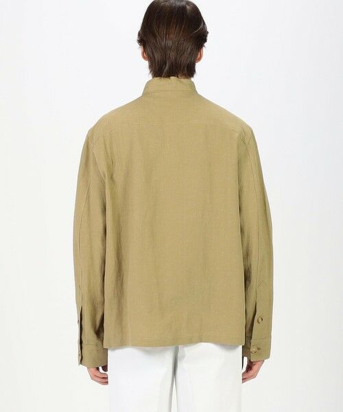 TOMORROWLAND / トゥモローランド ブルゾン | CARUSO リネン スタンドカラーブルゾン | 詳細4
