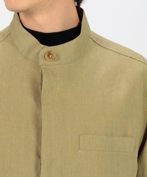 TOMORROWLAND / トゥモローランド ブルゾン | CARUSO リネン スタンドカラーブルゾン | 詳細6