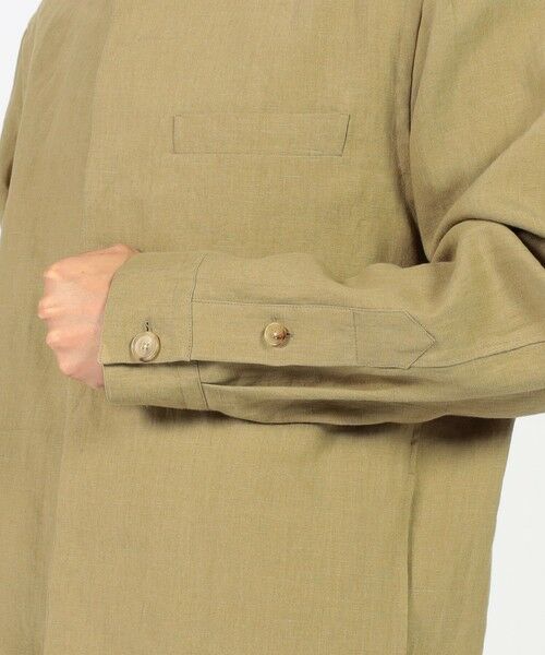 TOMORROWLAND / トゥモローランド ブルゾン | CARUSO リネン スタンドカラーブルゾン | 詳細7