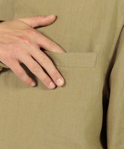 TOMORROWLAND / トゥモローランド ブルゾン | CARUSO リネン スタンドカラーブルゾン | 詳細8