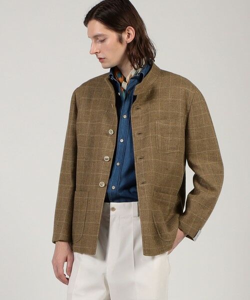 TOMORROWLAND / トゥモローランド ブルゾン | 【別注】CARUSO シルクリネン フォレスティエールジャケット | 詳細1