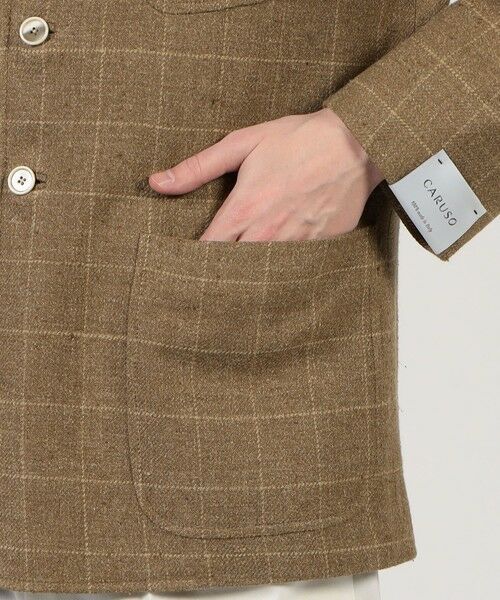 TOMORROWLAND / トゥモローランド ブルゾン | 【別注】CARUSO シルクリネン フォレスティエールジャケット | 詳細10