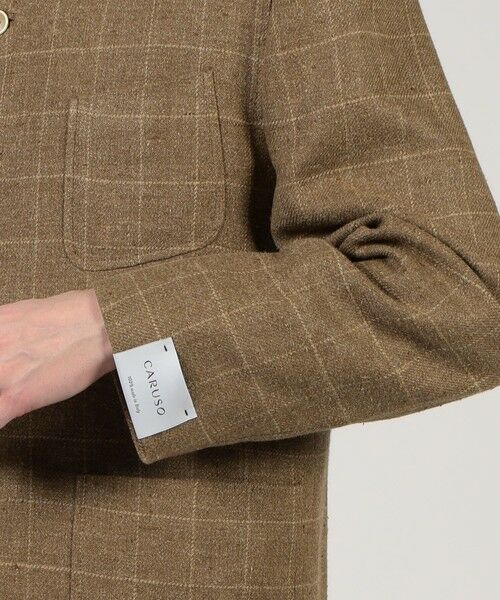 TOMORROWLAND / トゥモローランド ブルゾン | 【別注】CARUSO シルクリネン フォレスティエールジャケット | 詳細7