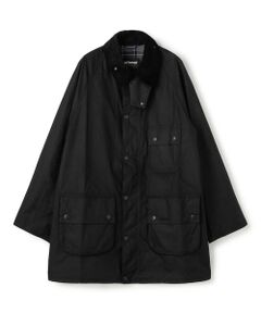 ブラックデニム レザーカラーカバーオール （Gジャン・デニム