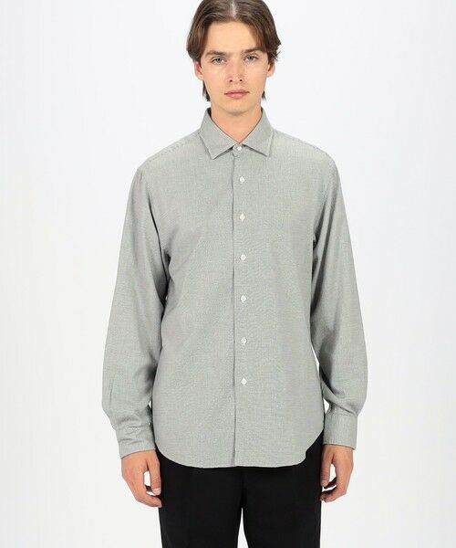 TOMORROWLAND / トゥモローランド シャツ・ブラウス | コットンカシミヤフランネル ロングスリーブシャツ | 詳細2