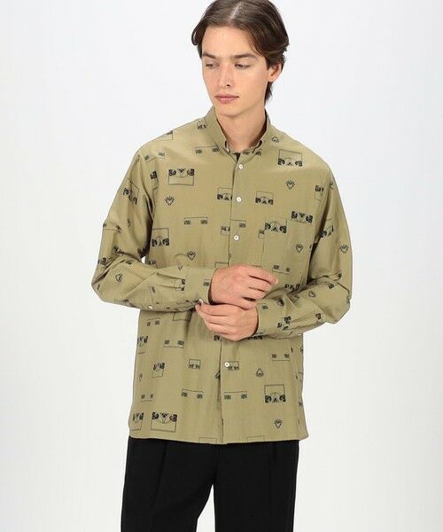 TOMORROWLAND / トゥモローランド シャツ・ブラウス | コットンシルクプリント ロングスリーブシャツ | 詳細1