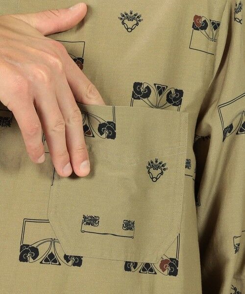 TOMORROWLAND / トゥモローランド シャツ・ブラウス | コットンシルクプリント ロングスリーブシャツ | 詳細7