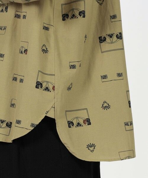 TOMORROWLAND / トゥモローランド シャツ・ブラウス | コットンシルクプリント ロングスリーブシャツ | 詳細8