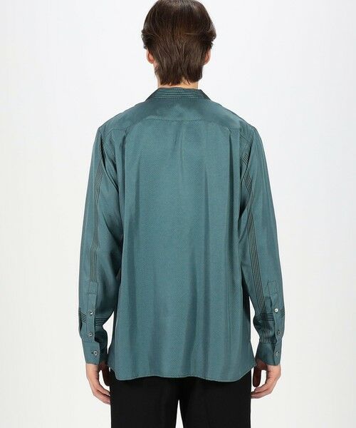 TOMORROWLAND / トゥモローランド シャツ・ブラウス | シルクツイル パネルプリント オープンカラーシャツ | 詳細4