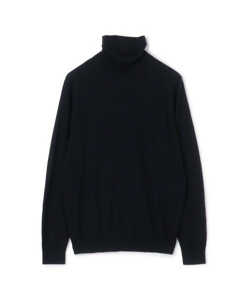TOMORROWLAND/トゥモローランド TOMORROWLAND tricot スーパーファインメリノウール タートルネック S-WOOL 69 ネイビー S