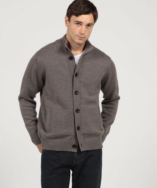 TOMORROWLAND / トゥモローランド カーディガン・ボレロ | TOMORROWLAND tricot ウール スタンドカラーニットカーディガン | 詳細1