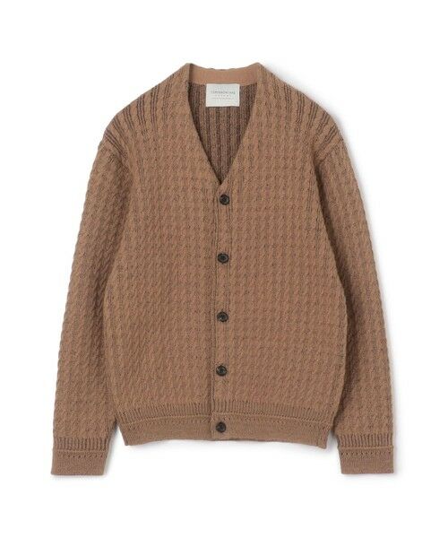 TOMORROWLAND/トゥモローランド TOMORROWLAND tricot アルパカポリエステルケーブル Vネックカーディガン 45 キャメル S TOMORROWLAND/トゥモローランド TOMORROWLAND tricot アルパカポリエステルケーブル Vネックカーディガン 45 キャメル S