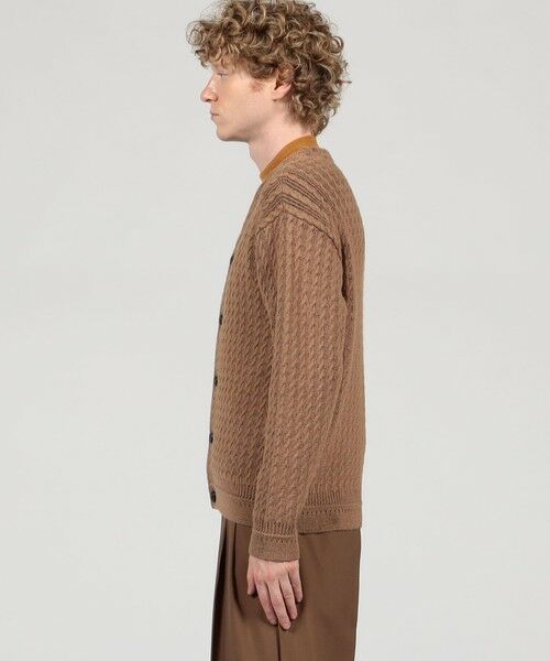 TOMORROWLAND / トゥモローランド カーディガン・ボレロ | TOMORROWLAND tricot アルパカポリエステルケーブル Vネックカーディガン | 詳細3