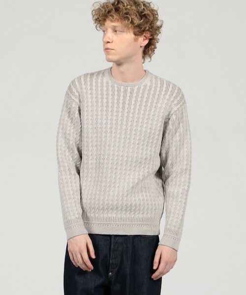 TOMORROWLAND / トゥモローランド ニット・セーター | TOMORROWLAND tricot アルパカポリエステルケーブル クルーネックプルオーバー | 詳細1