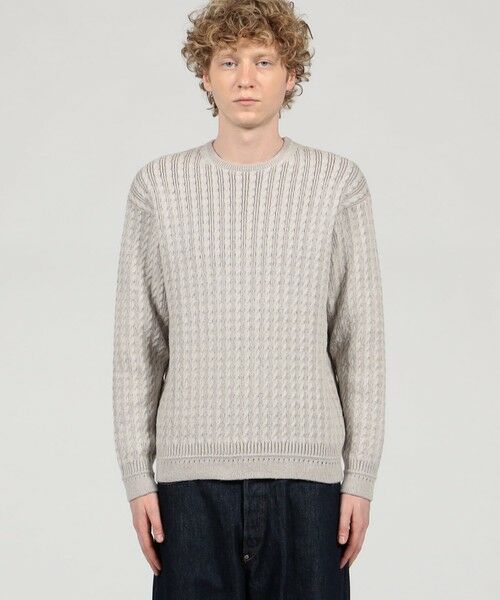 TOMORROWLAND / トゥモローランド ニット・セーター | TOMORROWLAND tricot アルパカポリエステルケーブル クルーネックプルオーバー | 詳細2