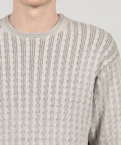 TOMORROWLAND / トゥモローランド ニット・セーター | TOMORROWLAND tricot アルパカポリエステルケーブル クルーネックプルオーバー | 詳細5