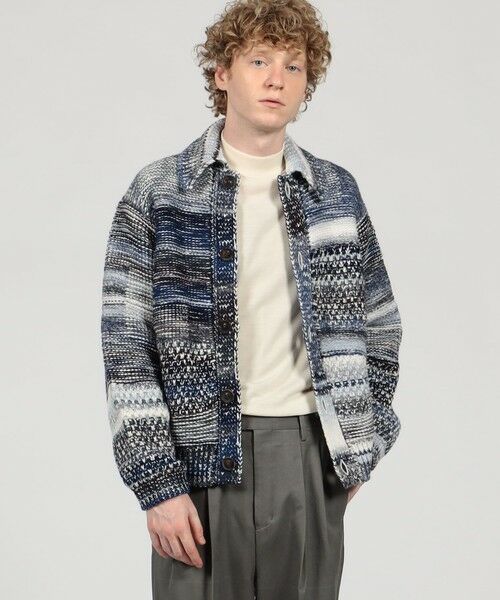 TOMORROWLAND / トゥモローランド ニット・セーター | TOMORROWLAND tricot ウール アクリル ニットブルゾン | 詳細1