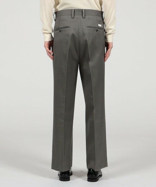 TOMORROWLAND / トゥモローランド スラックス・ドレスパンツ | コットンレーヨン 2プリーツ ワイドストレート バレルパンツ | 詳細4