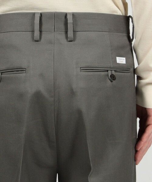 TOMORROWLAND / トゥモローランド スラックス・ドレスパンツ | コットンレーヨン 2プリーツ ワイドストレート バレルパンツ | 詳細6