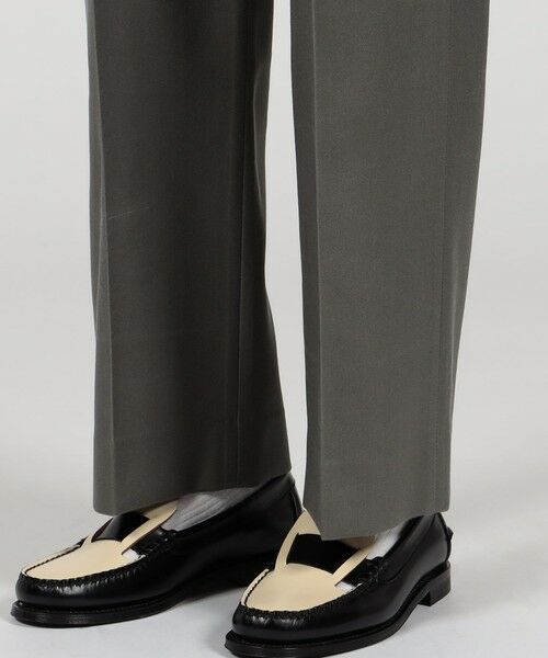 TOMORROWLAND / トゥモローランド スラックス・ドレスパンツ | コットンレーヨン 2プリーツ ワイドストレート バレルパンツ | 詳細8