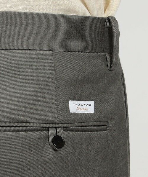 TOMORROWLAND / トゥモローランド スラックス・ドレスパンツ | コットンレーヨン 2プリーツ ワイドストレート バレルパンツ | 詳細9