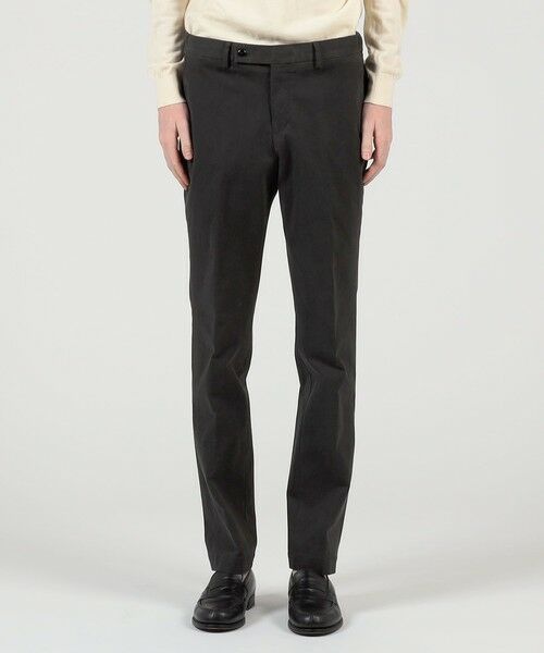 TOMORROWLAND / トゥモローランド スラックス・ドレスパンツ | コットンポリウレタン ピーチスキンイージースラックス SONDRIO | 詳細2