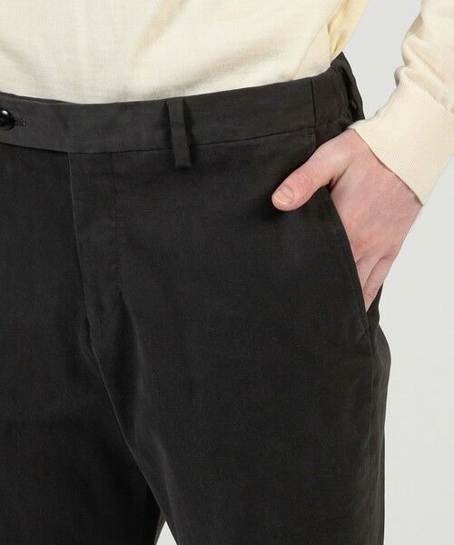 TOMORROWLAND / トゥモローランド スラックス・ドレスパンツ | コットンポリウレタン ピーチスキンイージースラックス SONDRIO | 詳細7