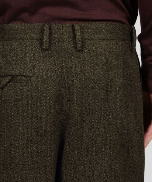 TOMORROWLAND / トゥモローランド その他パンツ | ウールアクリルナイロンストライプ 2プリーツストレートパンツ | 詳細6