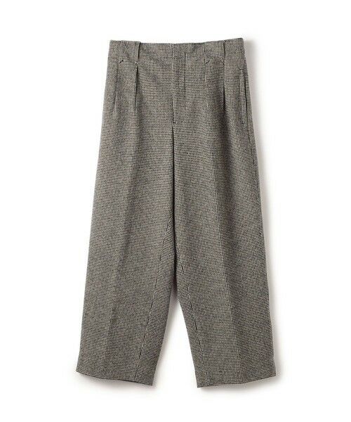 TOMORROWLAND/トゥモローランド ウールナイロンポリウレタン 2WAYストレッチ 2プリーツパンツ 18 ハウンドトゥース 46 TOMORROWLAND/トゥモローランド ウールナイロンポリウレタン 2WAYストレッチ 2プリーツパンツ 18 ハウンドトゥース 46