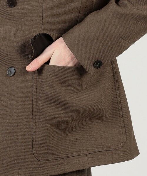 TOMORROWLAND / トゥモローランド テーラードジャケット | ウールギャバジン ダブルブレステッド 4Bジャケット | 詳細10