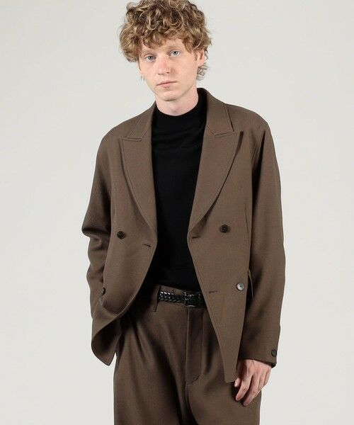 TOMORROWLAND / トゥモローランド テーラードジャケット | ウールギャバジン ダブルブレステッド 4Bジャケット | 詳細2