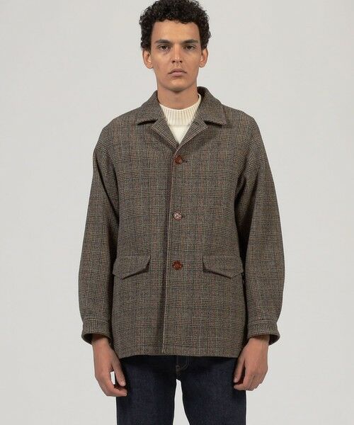 TOMORROWLAND / トゥモローランド ステンカラーコート | ウールナイロンポリウレタン 2WAYストレッチ ハーフコート | 詳細2