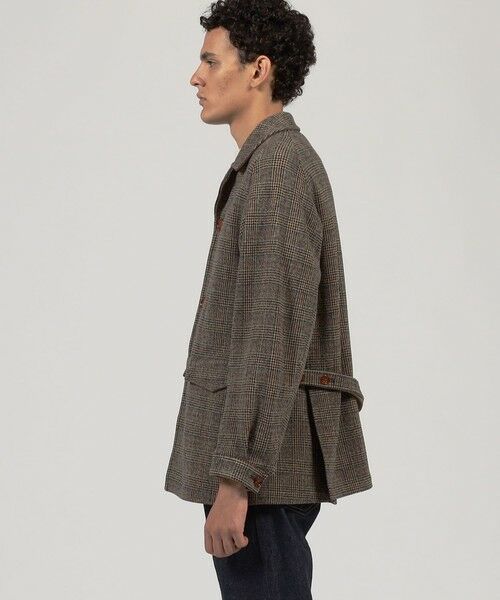 TOMORROWLAND / トゥモローランド ステンカラーコート | ウールナイロンポリウレタン 2WAYストレッチ ハーフコート | 詳細3