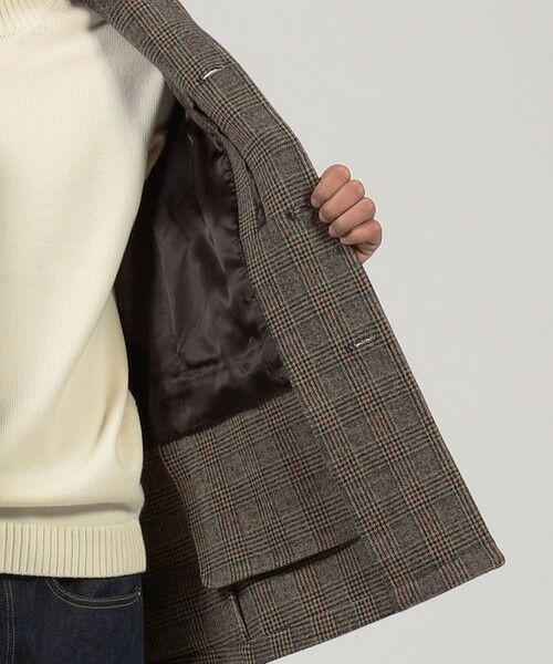 TOMORROWLAND / トゥモローランド ステンカラーコート | ウールナイロンポリウレタン 2WAYストレッチ ハーフコート | 詳細5