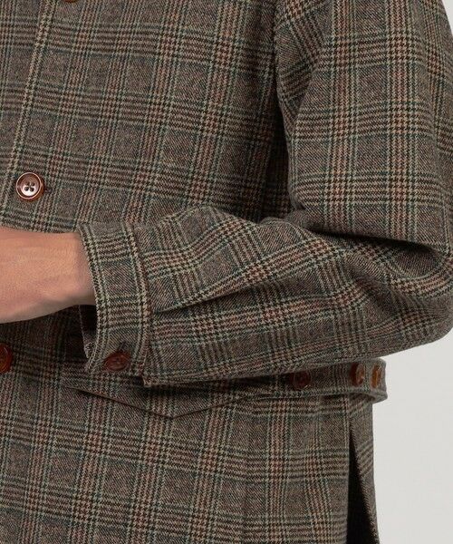 TOMORROWLAND / トゥモローランド ステンカラーコート | ウールナイロンポリウレタン 2WAYストレッチ ハーフコート | 詳細7