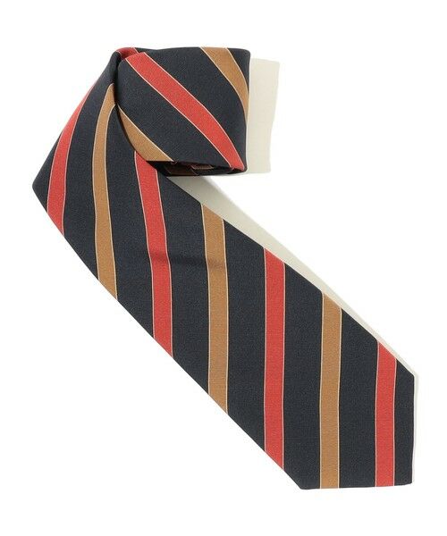 TOMORROWLAND / トゥモローランド ネクタイ | Atkinsons アイリッシュポプリン レジメンタルストライプネクタイ | 詳細1