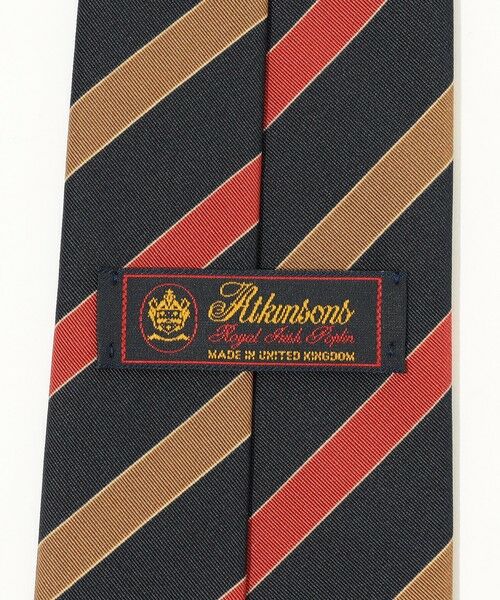 TOMORROWLAND / トゥモローランド ネクタイ | Atkinsons アイリッシュポプリン レジメンタルストライプネクタイ | 詳細3