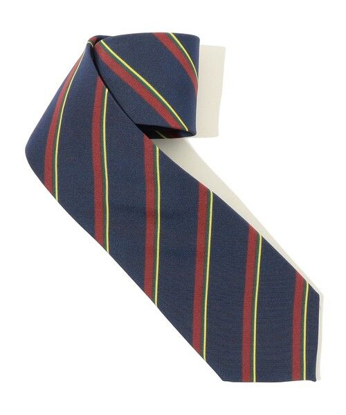 TOMORROWLAND / トゥモローランド ネクタイ | Atkinsons アイリッシュポプリン レジメンタルストライプネクタイ(64 ブルー系)