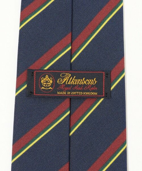 TOMORROWLAND / トゥモローランド ネクタイ | Atkinsons アイリッシュポプリン レジメンタルストライプネクタイ | 詳細3