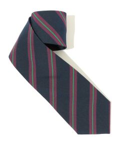 TOMORROWLAND / トゥモローランド ネクタイ | Atkinsons アイリッシュポプリン レジメンタルストライプネクタイ