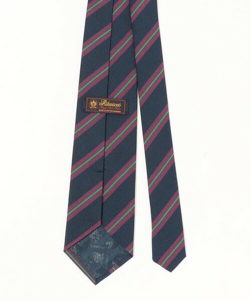 TOMORROWLAND / トゥモローランド ネクタイ | Atkinsons アイリッシュポプリン レジメンタルストライプネクタイ | 詳細2