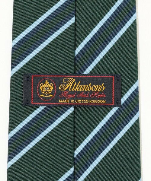 TOMORROWLAND / トゥモローランド ネクタイ | Atkinsons アイリッシュポプリン レジメンタルストライプネクタイ | 詳細3