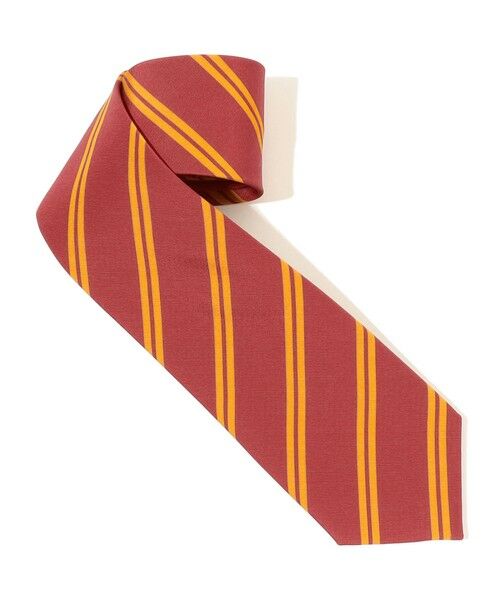 Atkinsons アイリッシュポプリン レジメンタルストライプネクタイ