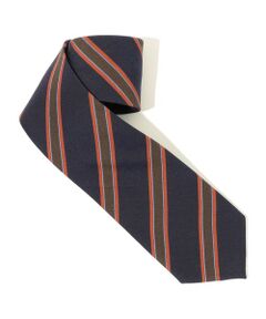 TOMORROWLAND / トゥモローランド ネクタイ | Atkinsons アイリッシュポプリン レジメンタルストライプネクタイ