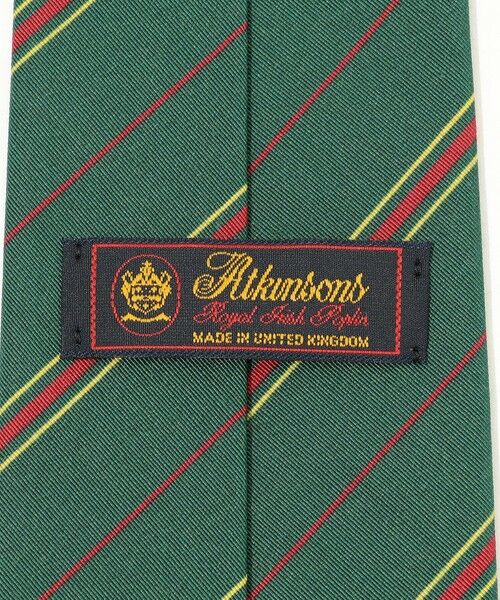 TOMORROWLAND / トゥモローランド ネクタイ | Atkinsons アイリッシュポプリン レジメンタルストライプネクタイ | 詳細3
