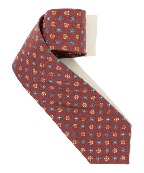 TOMORROWLAND / トゥモローランド ネクタイ | Atkinsons アイリッシュポプリン 小紋柄ネクタイ | 詳細1