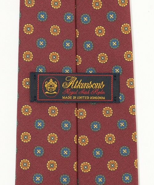 TOMORROWLAND / トゥモローランド ネクタイ | Atkinsons アイリッシュポプリン 小紋柄ネクタイ | 詳細3