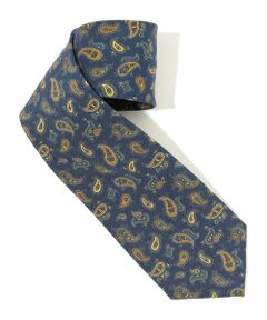 TOMORROWLAND / トゥモローランド ネクタイ | Atkinsons アイリッシュポプリン ペイズリー柄ネクタイ